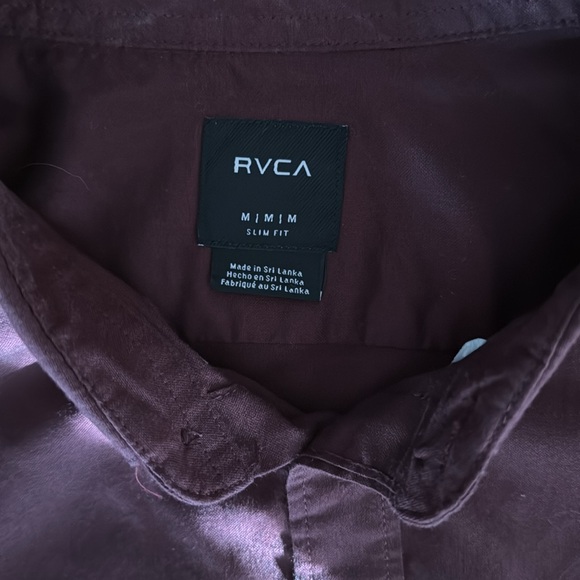 RVCA button up - Picture 3 of 3